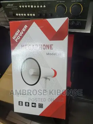 High Powered Recording USB/SD Ports Rechargeable Megaphone.