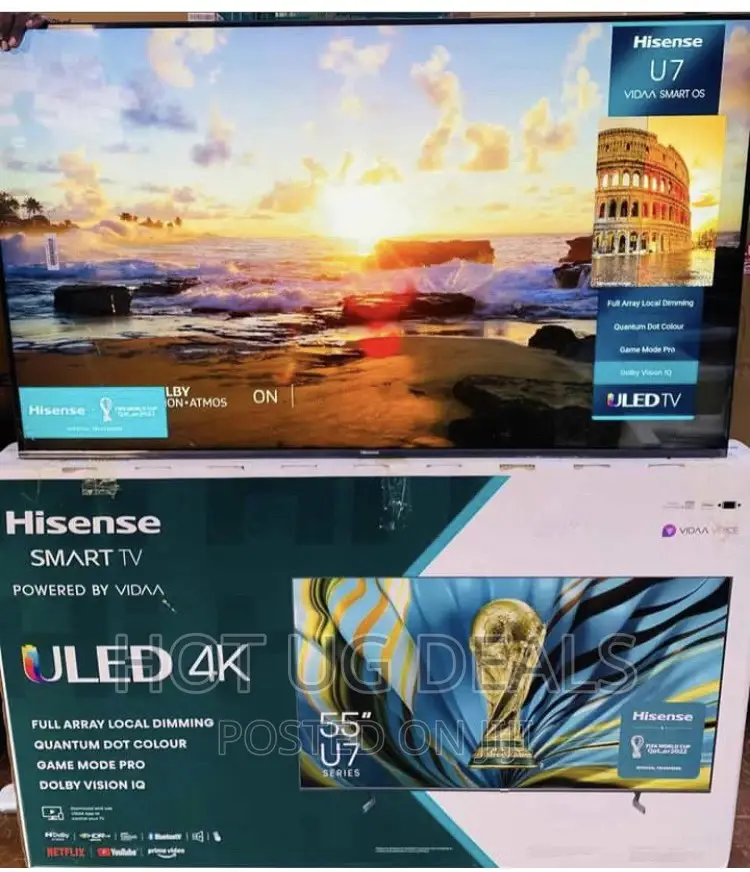 Hisense Uled 55 Inch Quantum Dot Uhd Smart Tv, Bluetooth