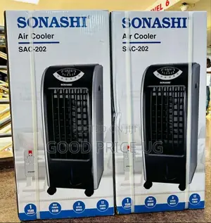 202 Sonashi Air Cooler. Comes With 1 Year Warranty