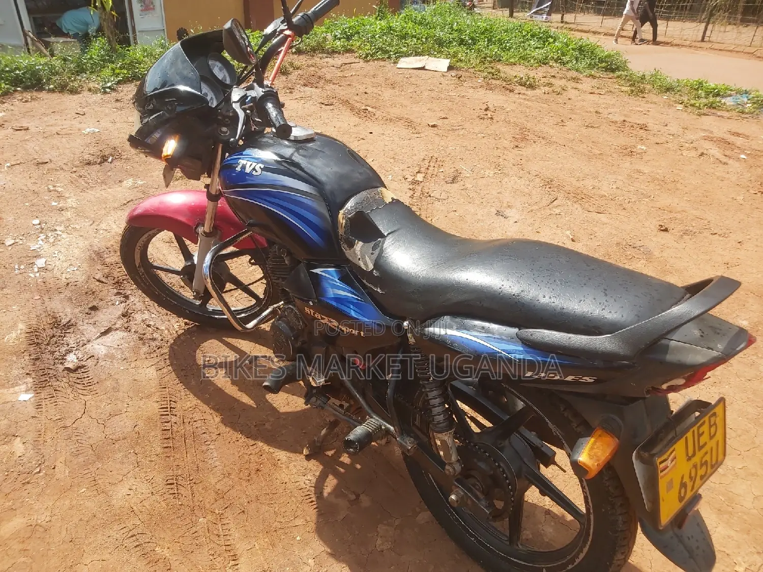 TVS HLX 125 2016 Blue