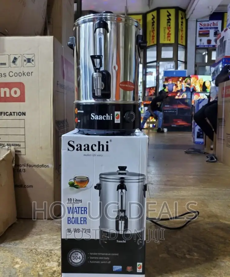 10l Saachi Hot Water Boiler With Water Level Indicator-silv