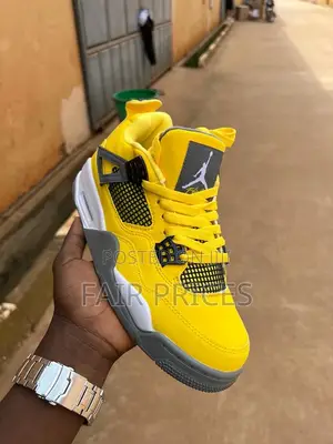 Classic Original Unisex Jordan 4 Yellow