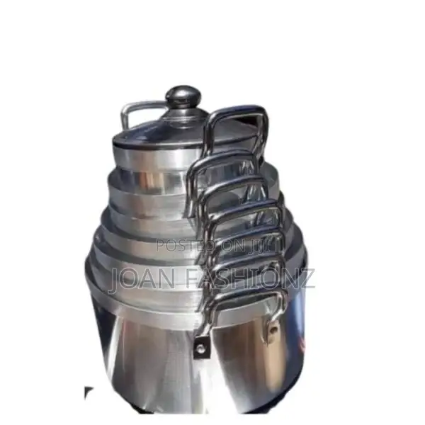7 Pieces of Stainless Steel Saucepans/Cookware
