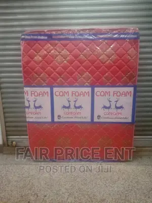 Mattress 4x6x6inches.Quilted Density.( Red)