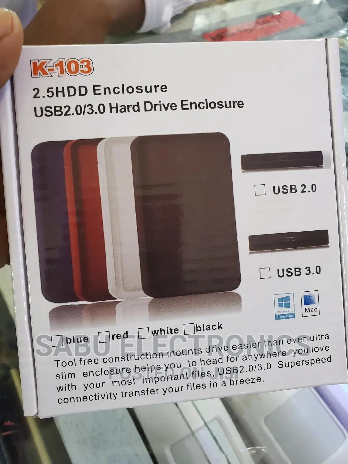 External Hard Disk Casing