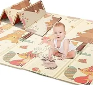 Baby Foldable Waterproof Play Mat 5*6