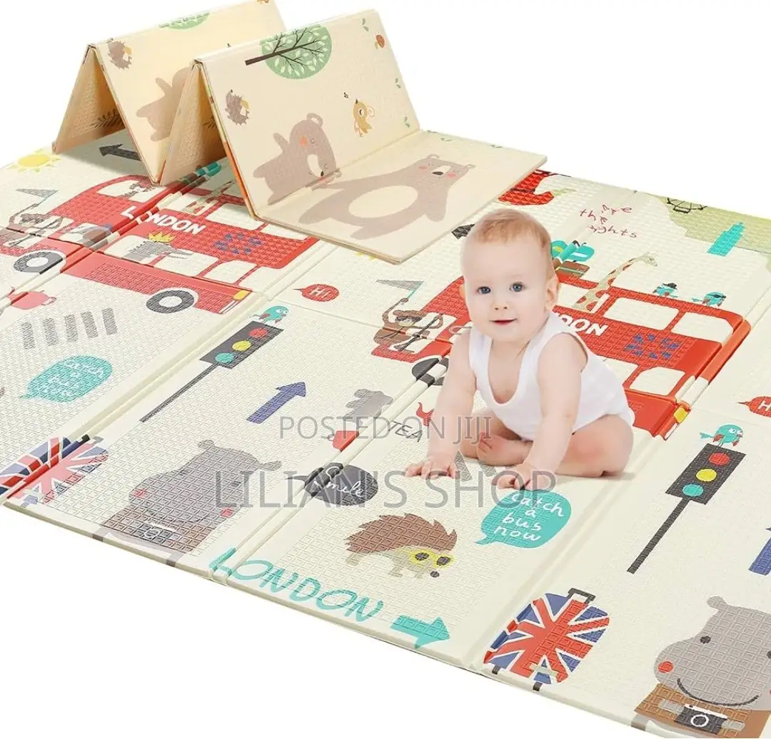 Baby Foldable Waterproof Play Mat 5*6