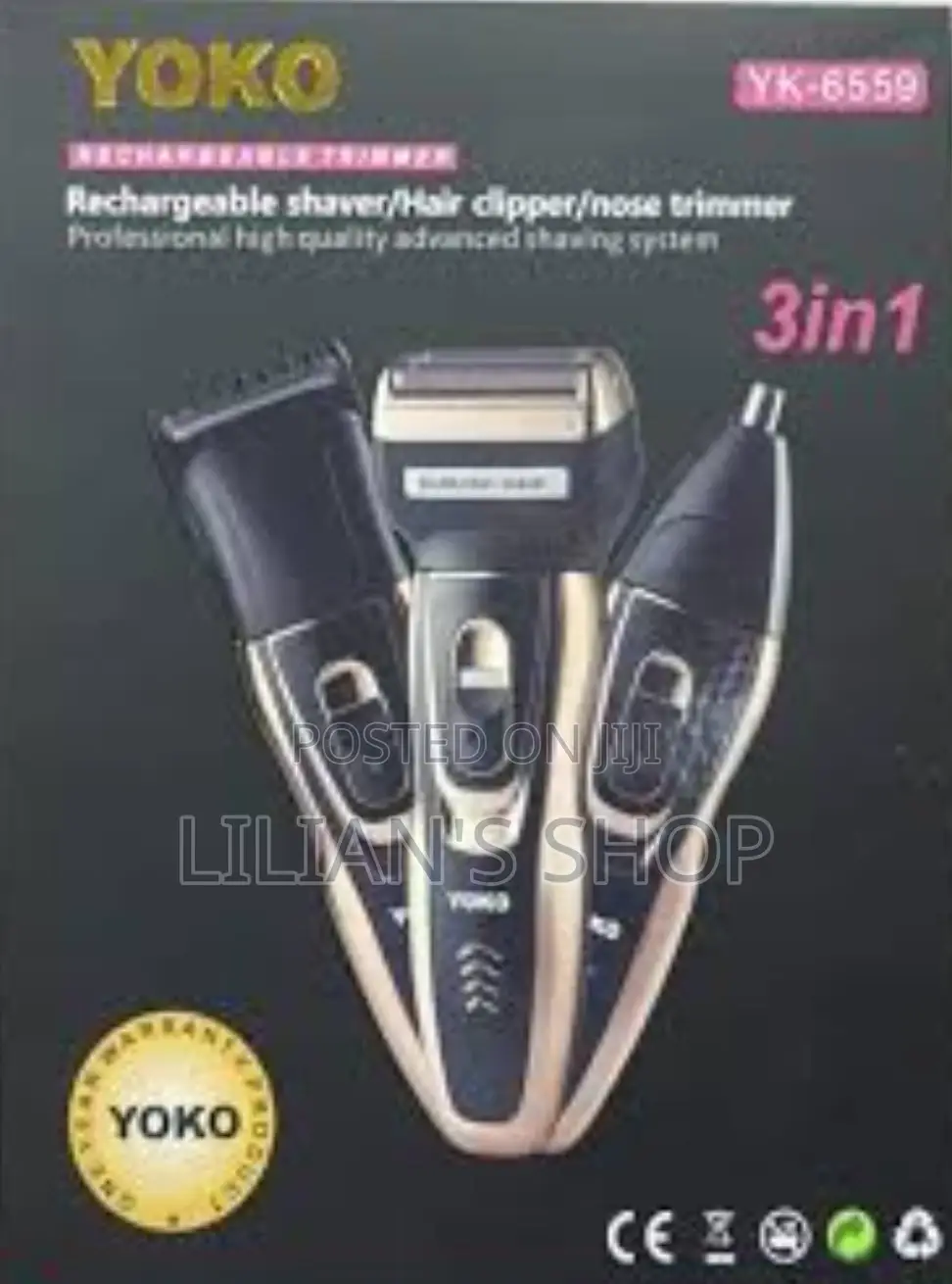 3 in 1 Pro Yoko Shaver Trimmer Clipper
