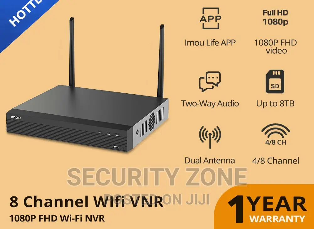 Wireless Imou 8ch NVR