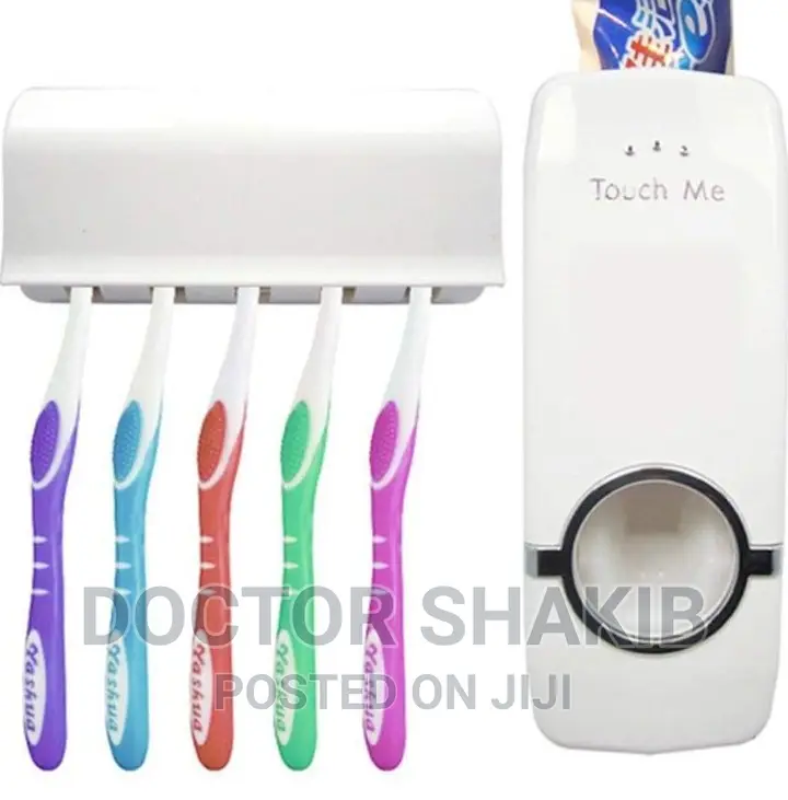 Plastic Automatic Toothpaste Dispenser ( Toothbrush)