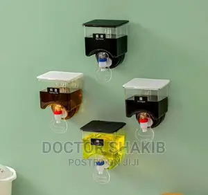 Wall Mounted Oil Vinegar Dispenser Jar Container