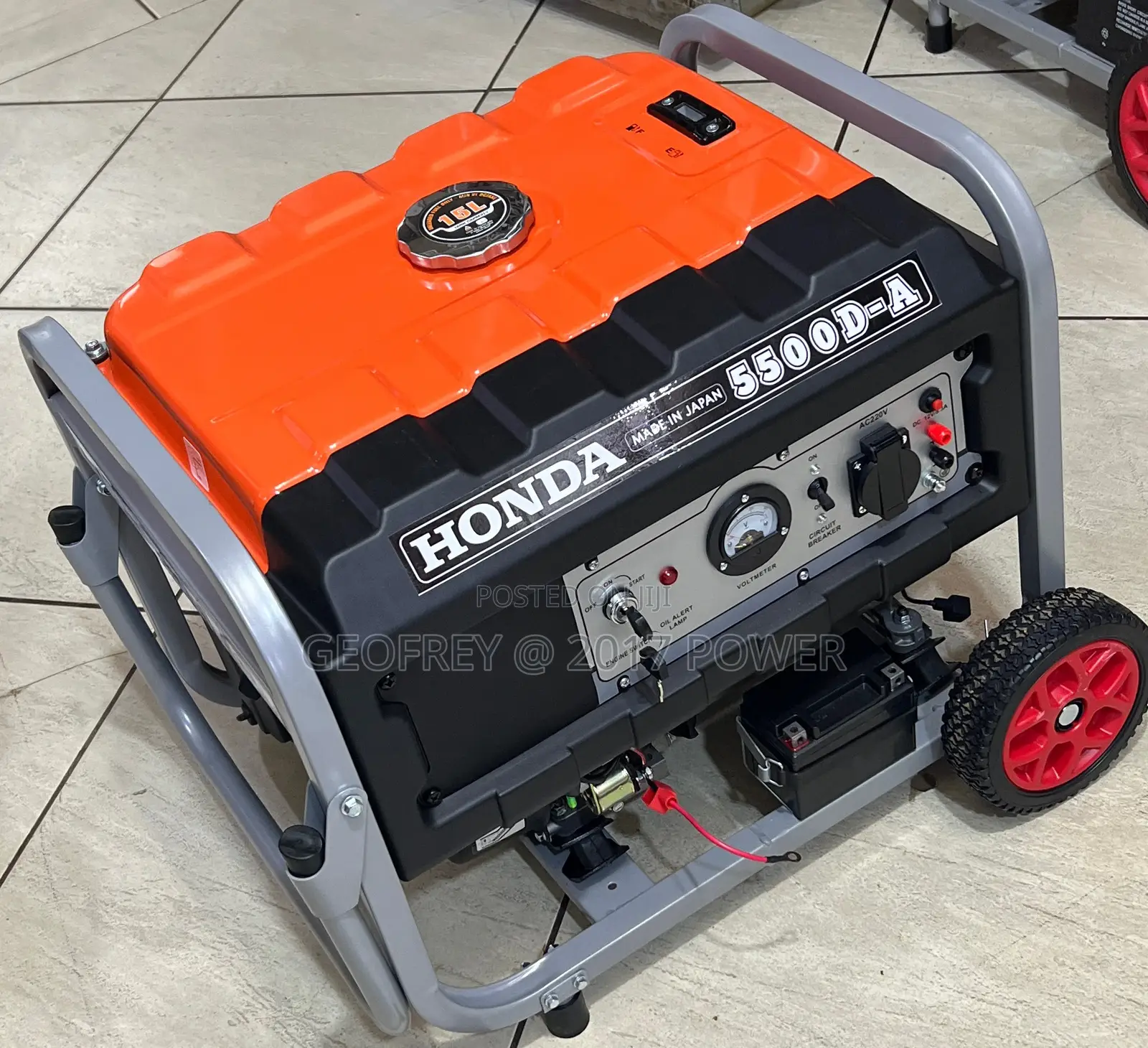 Honda 4.5/5kva Petrol Engine Generator Self Start