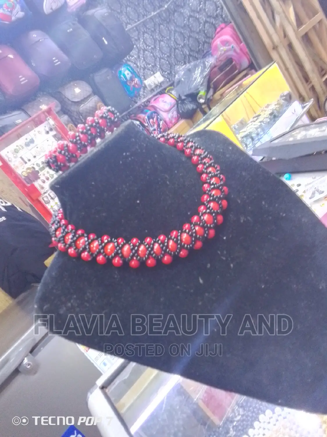Pearl Round Beaded Necklace