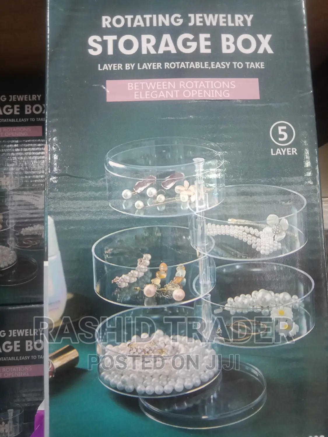 Rotating Jewelry Storage Box