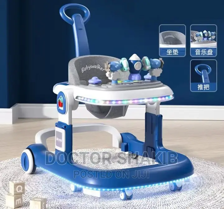 Multifunctional Anti-Rollove Baby Walker