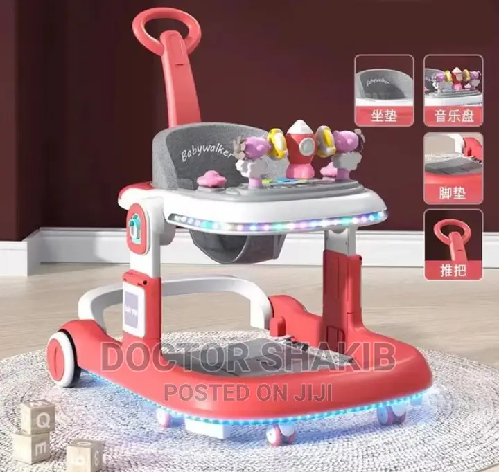 Multifunctional Anti-Rollove Baby Walker
