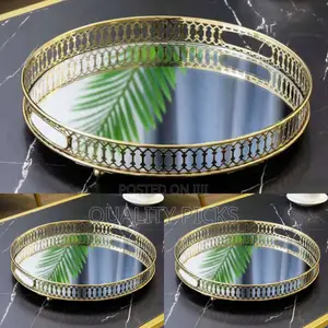 Round Glass Tray