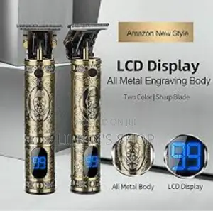 Professional Cordless Titanium Sharp T- Blade Hair Trimmer