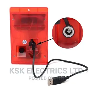 Solar Alarm Lamp With PIR Motion Sensor 433mhz Remote Contro