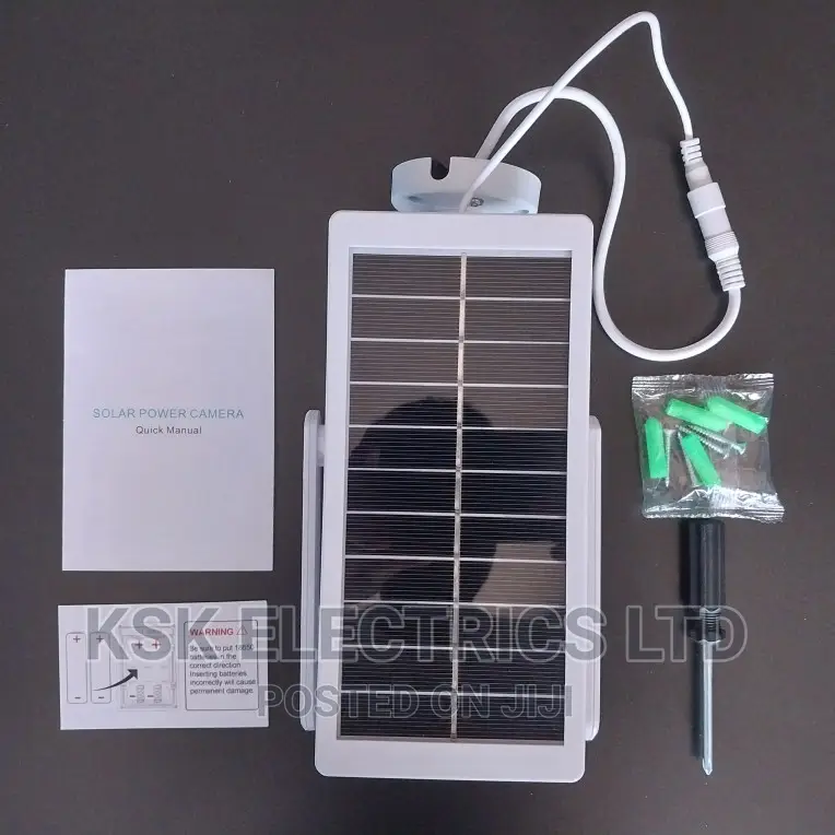 4MP Solar Camera Wifi Outdoor Wireless Powered Full Color Ni