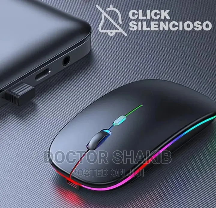 Rechargeable RGB Cordless USB Optical Mouse