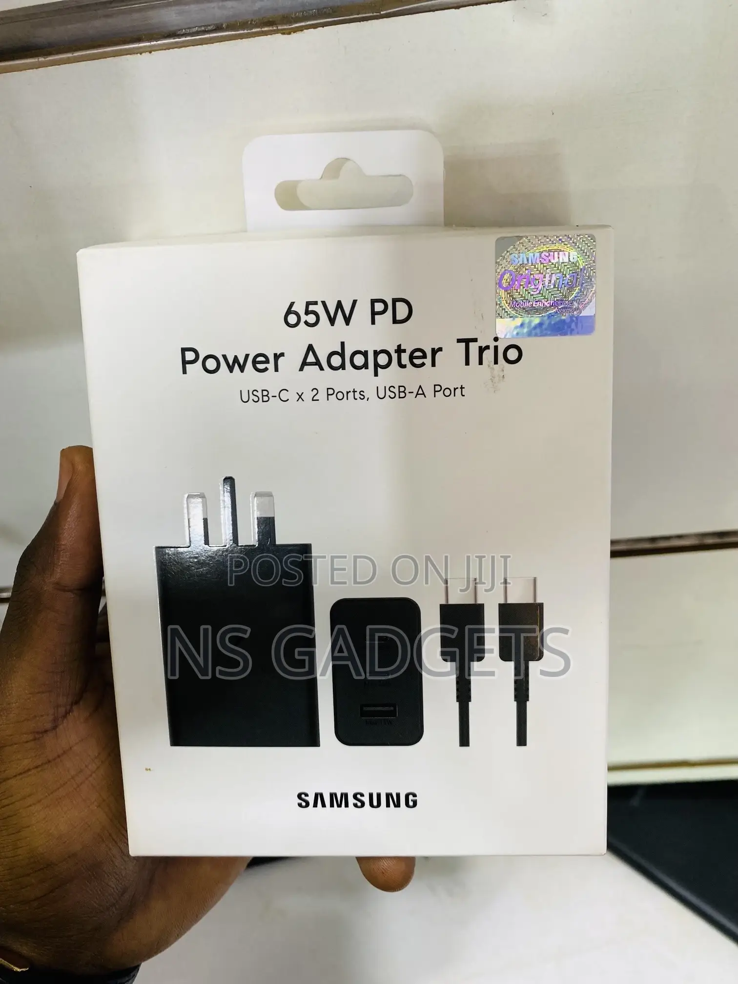 65W PD Power Adapter Trio