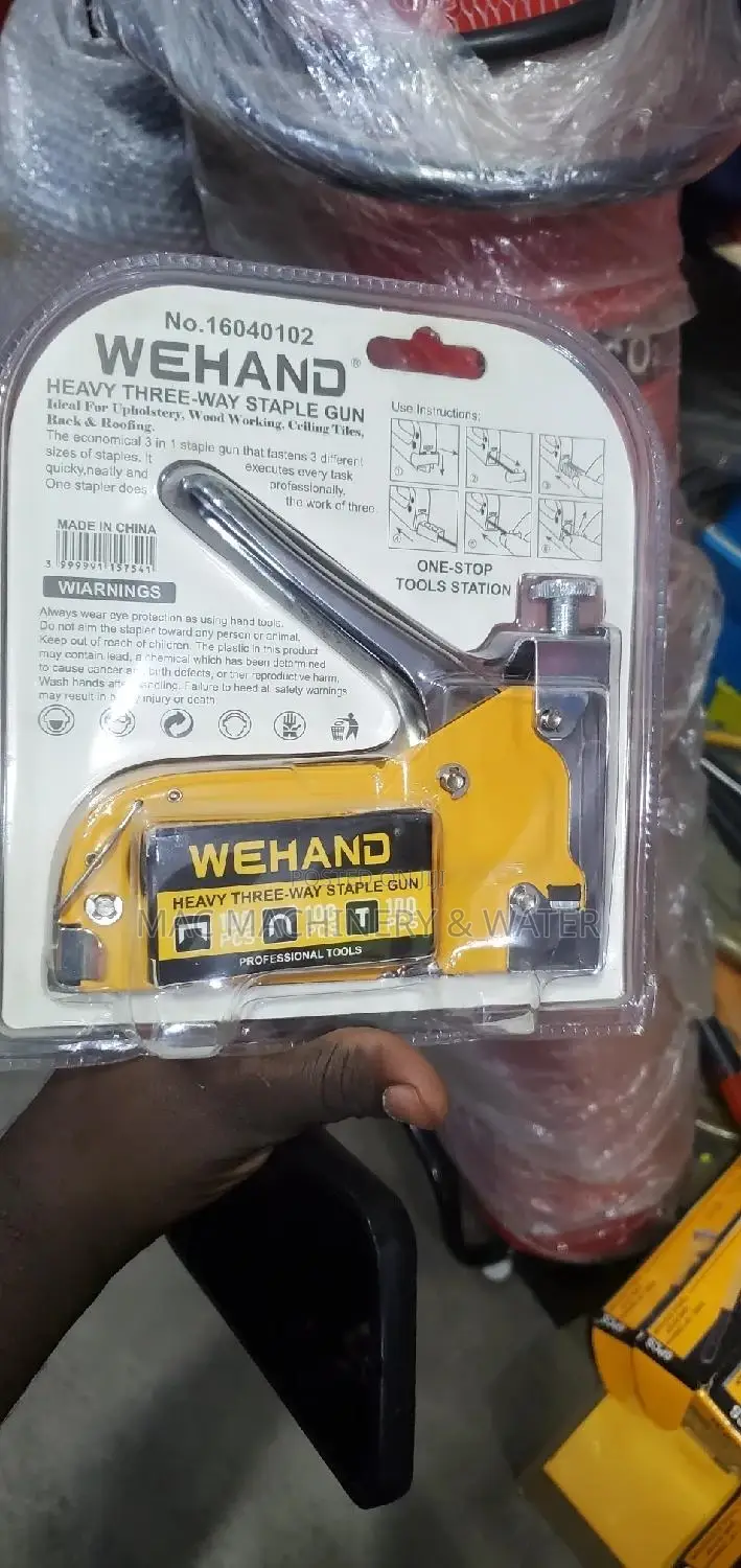 Staple Machine/ Gun ( 3 Way Staples) Heavy Duty