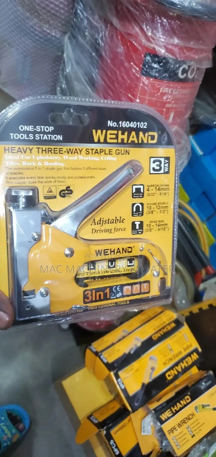 Staple Machine/ Gun ( 3 Way Staples) Heavy Duty