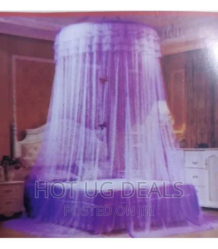 6*6 Round Top Mosquito Net- Purple