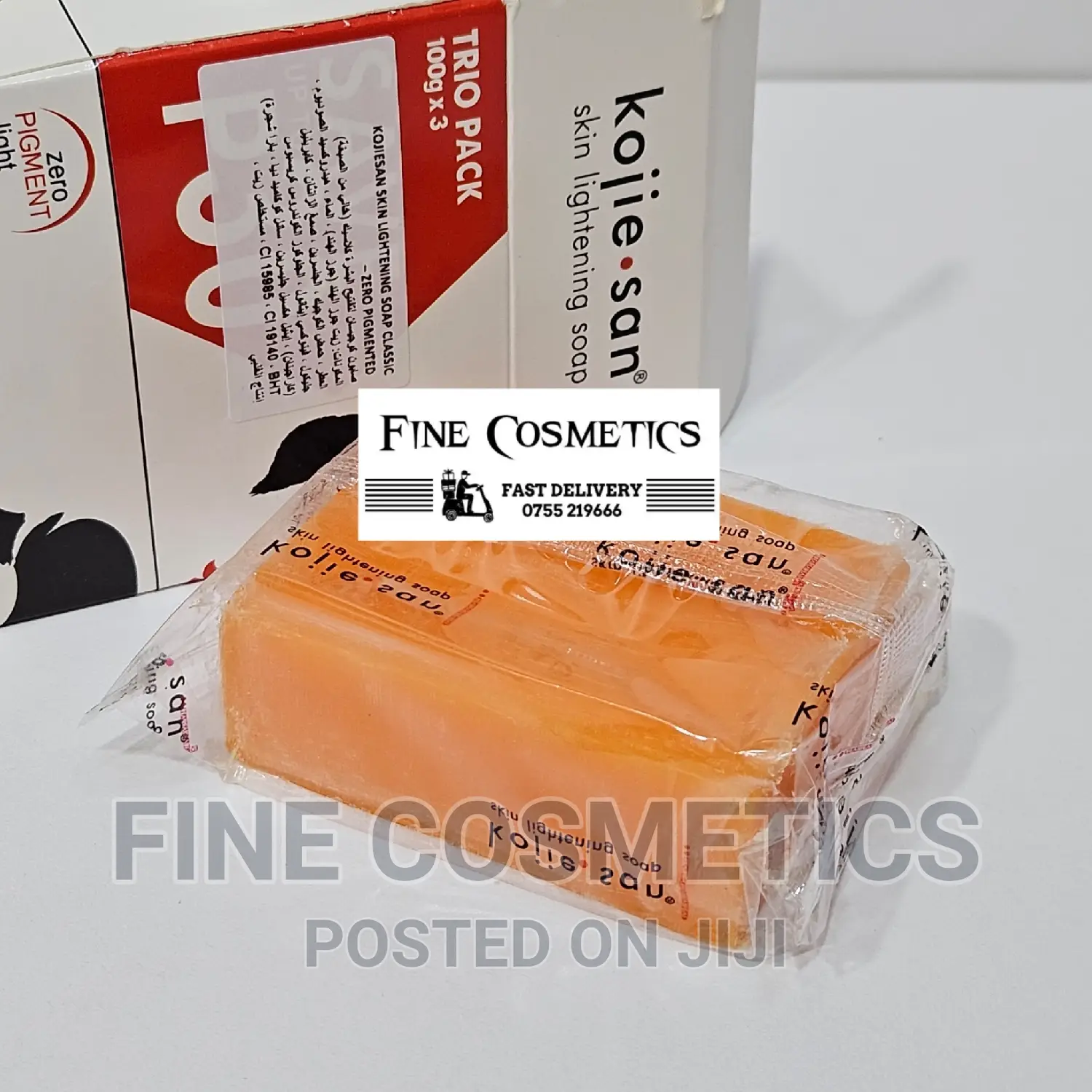 3PCS KOJIE SAN Zero Pigment Classic Skin Lightening Soap100g