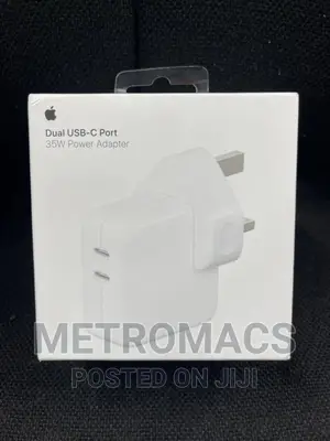 Genuine Apple 35W Dual USB-C Port Power Adapter