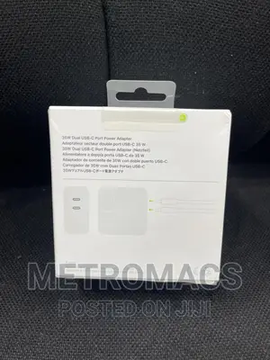 Genuine Apple 35W Dual USB-C Port Power Adapter
