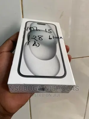 New Apple iPhone 15 128 GB Black