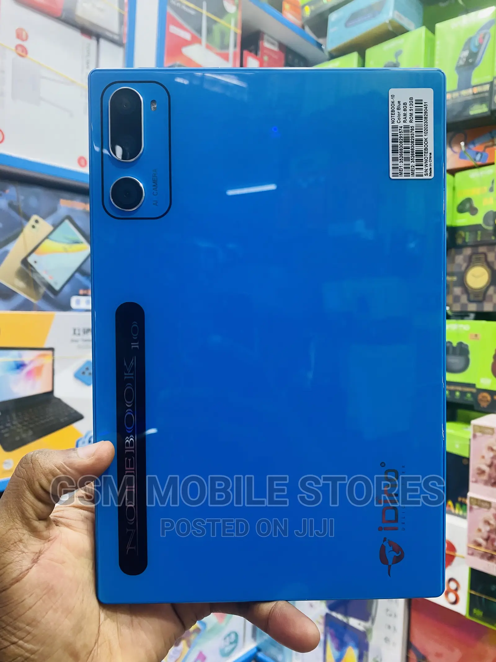 New Idino Notebook 10 512 GB Blue