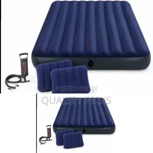 Inflatable Air Mattress With Pillow