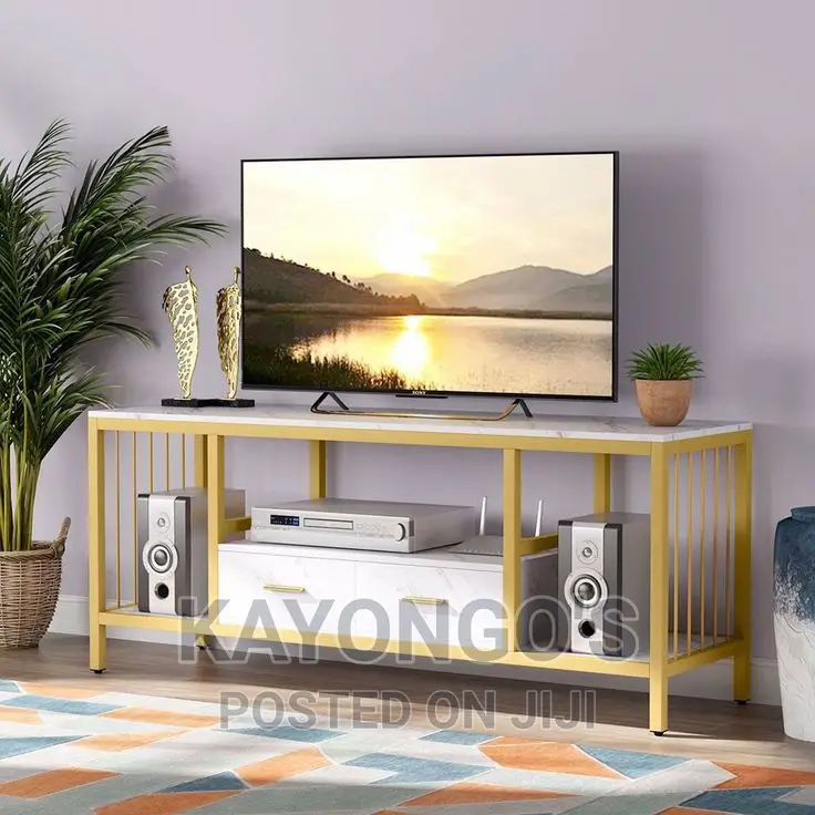 Tv Stand and Its Wall Drope