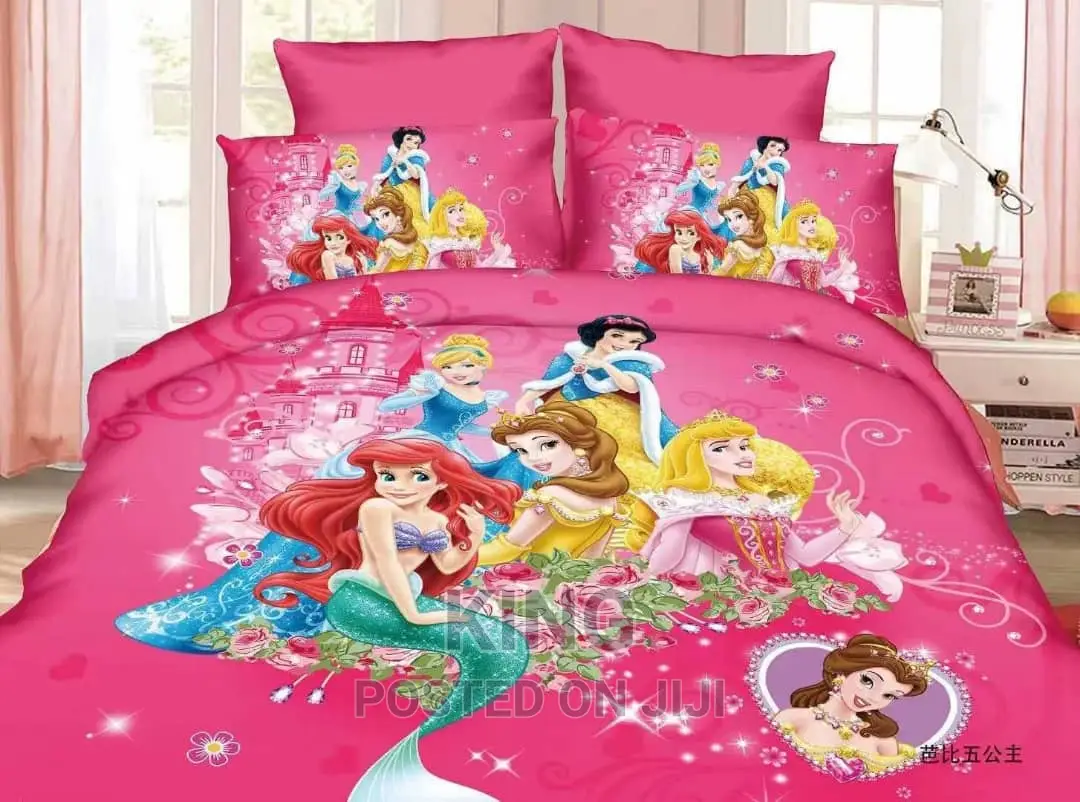 Kids Duvet Set. Princess Pink
