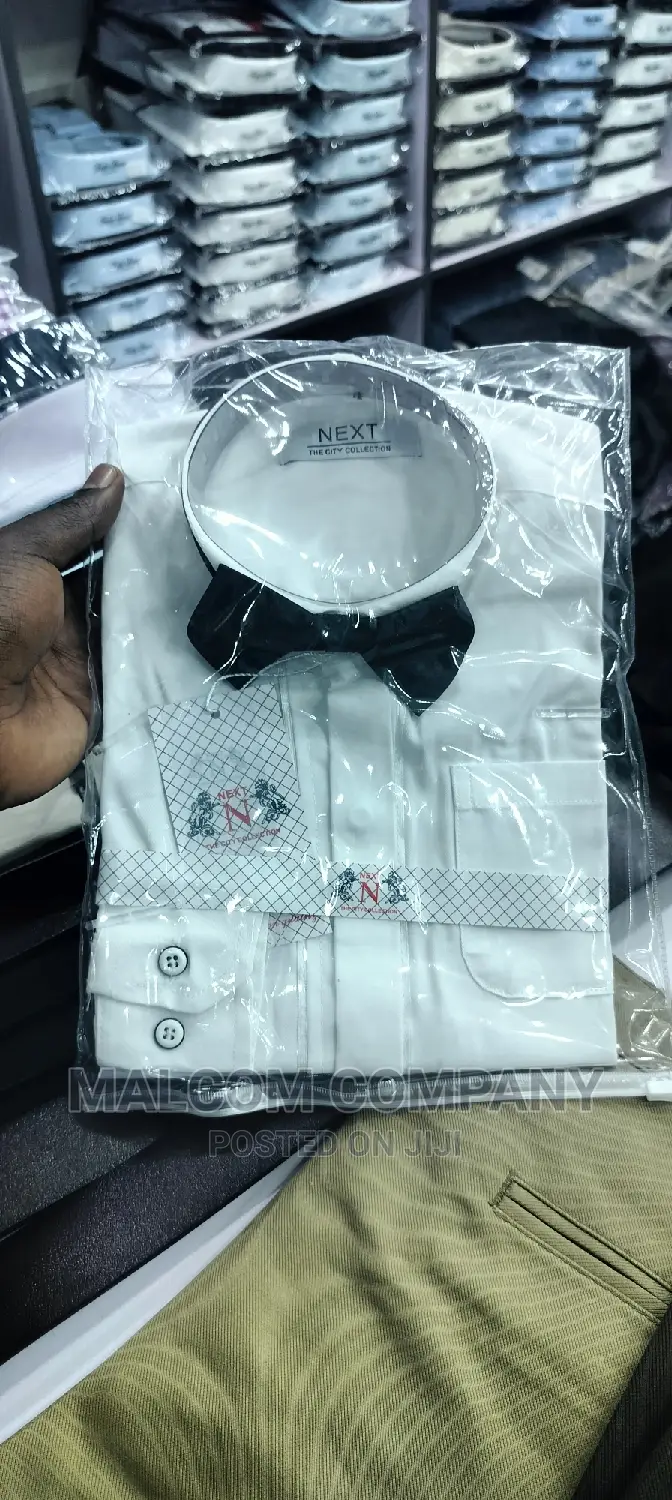 Children's White Cotton Shirts