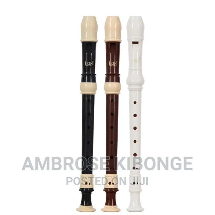 German Style 8 Hole Soprano Flute Recorder With Cleaning Rod