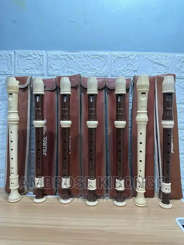 German Style 8 Hole Soprano Flute Recorder With Cleaning Rod