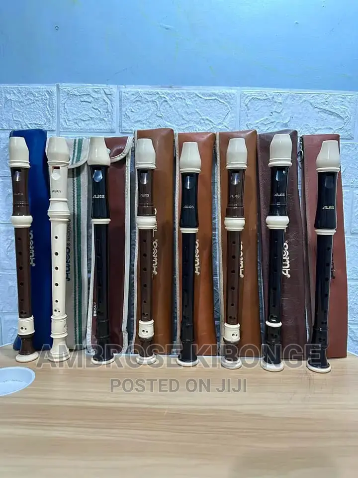 German Style 8 Hole Soprano Flute Recorder With Cleaning Rod