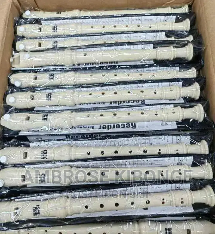 German Style 8 Hole Soprano Flute Recorder With Cleaning Rod