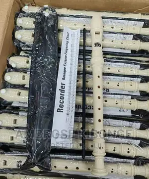 German Style 8 Hole Soprano Flute Recorder With Cleaning Rod