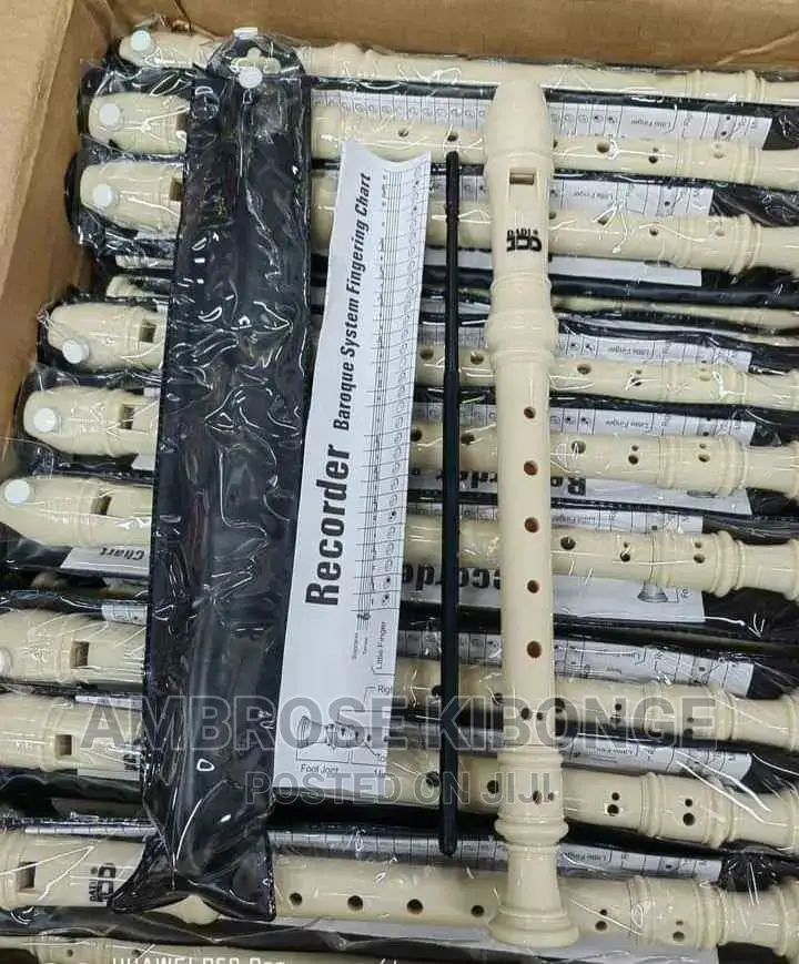 German Style 8 Hole Soprano Flute Recorder With Cleaning Rod