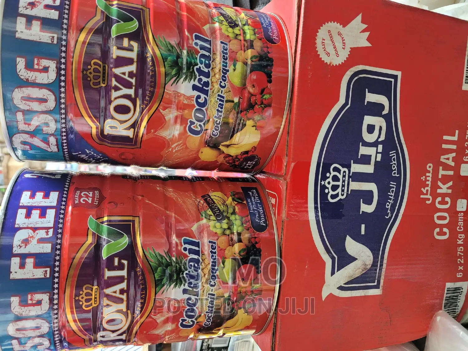 Royal v Cocktail Powdered Juice 2.75kg