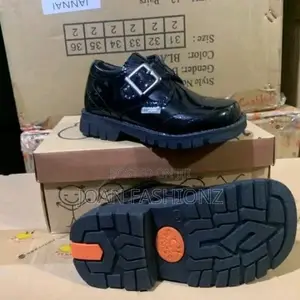 Original Crab Shinny Kids Shoes for Boots-Black