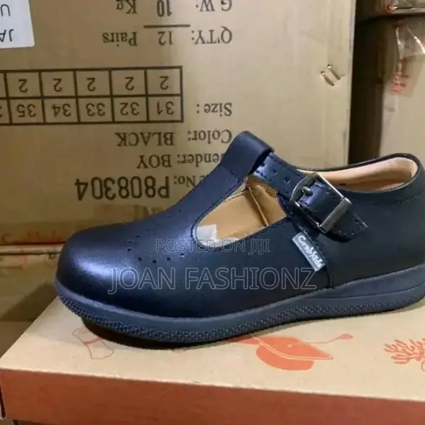 Original Crab Girls School Shoes-Black