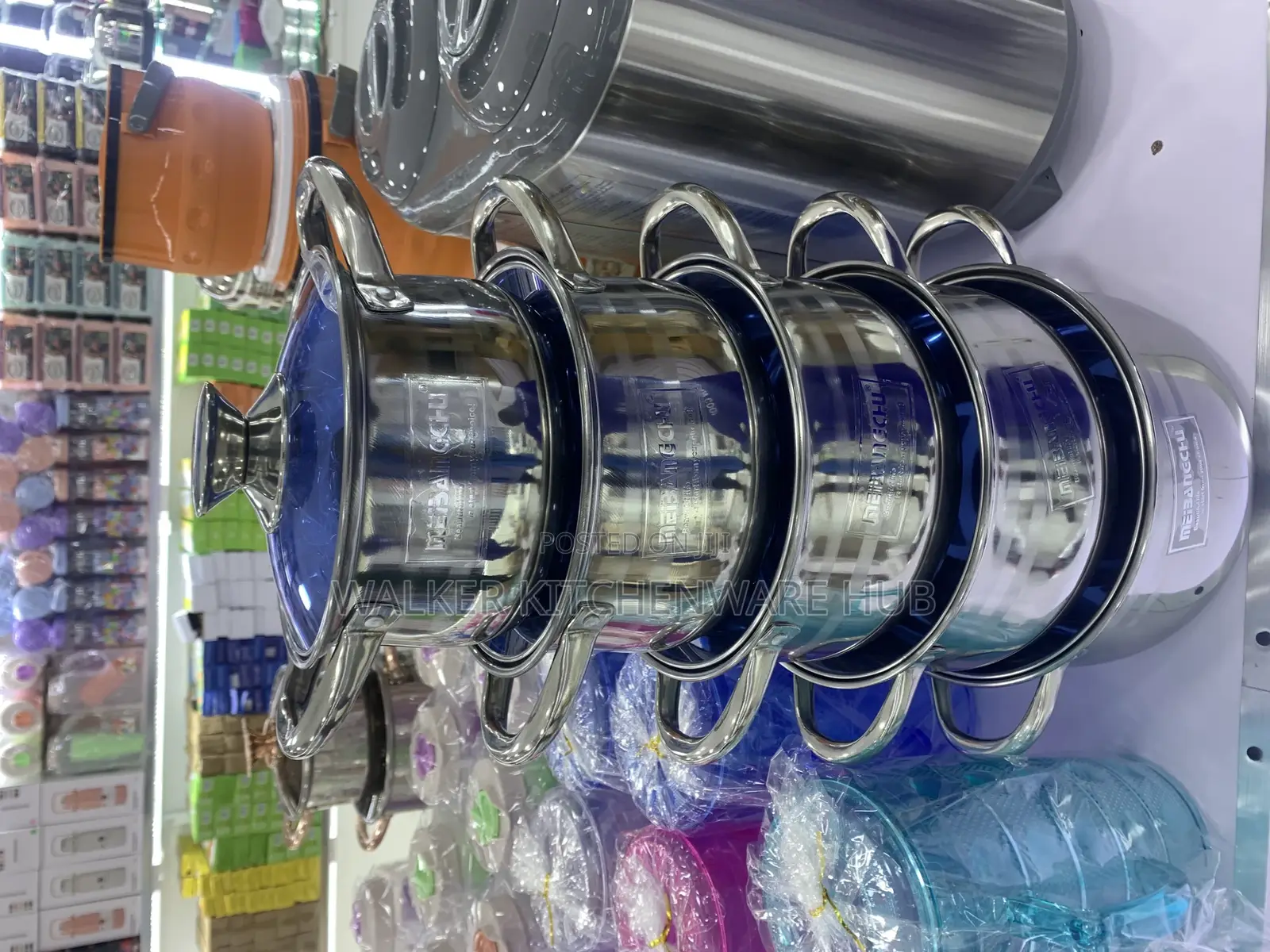 5pc Stainless Steel Serving Cookware Dishes