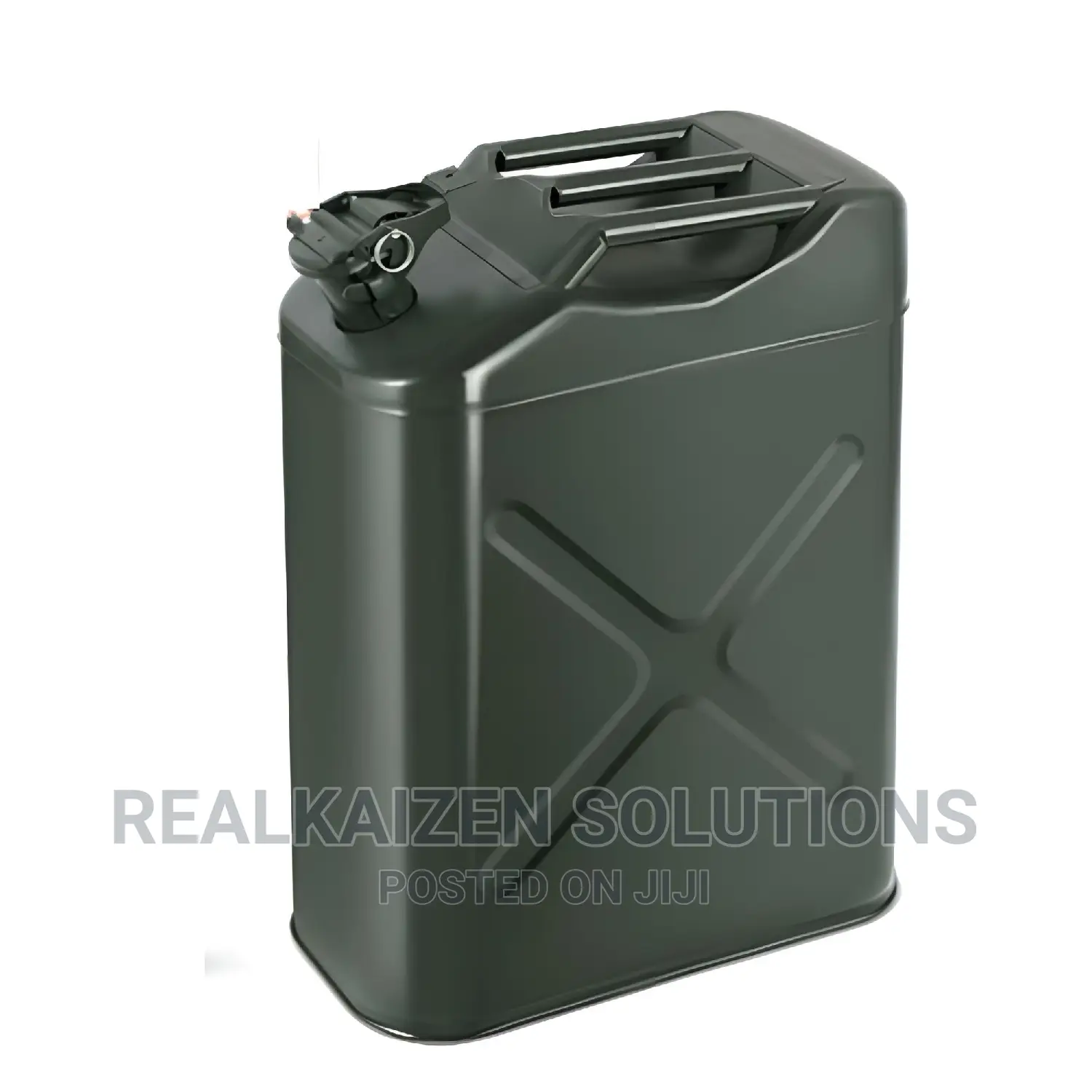 GBG 20L Green Metallic Fuel Jerrycan With Spout | Funnel