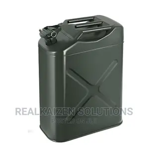 GBG 20L Green Metallic Fuel Jerrycan With Spout | Funnel